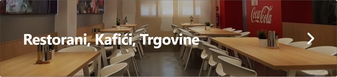 Restorani, kafići, trgovine